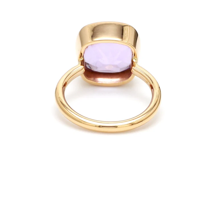 Amethyst Flowercut Ring