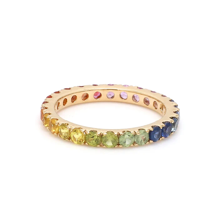 Florence Rainbow Sapphire Ring