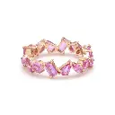 Pink Sapphire Mix Shape Ring