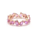 Pink Sapphire Mix Shape Ring